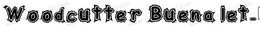 Woodcutter Buena let字体转换